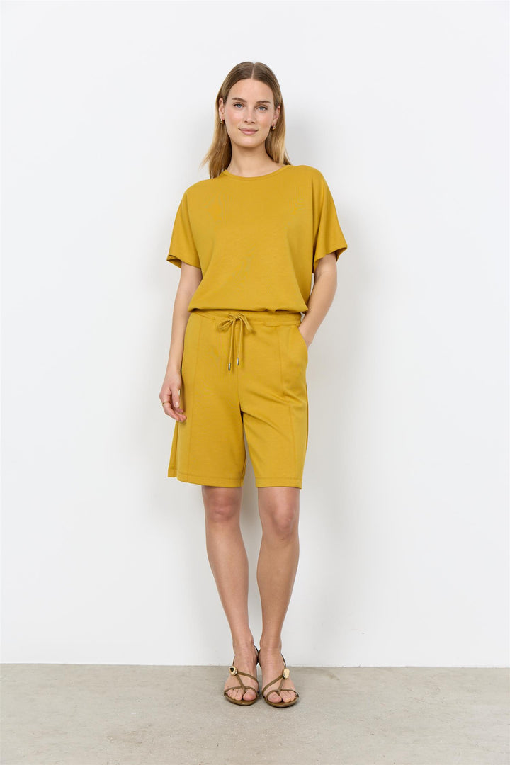 soyaconcept - SC-BANU  324 T-skjorte - Sennepsgul