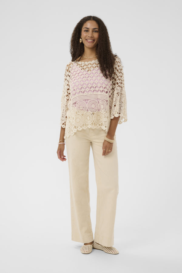 Cream - CRGINA Poncho