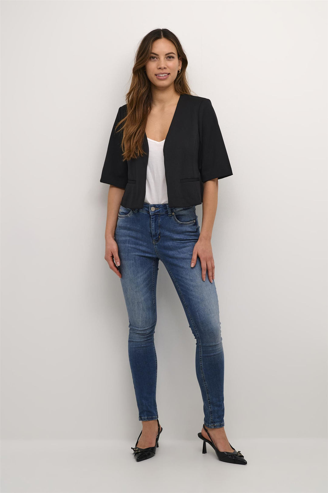 Culture - CUeloise SS - Blazer - Svart