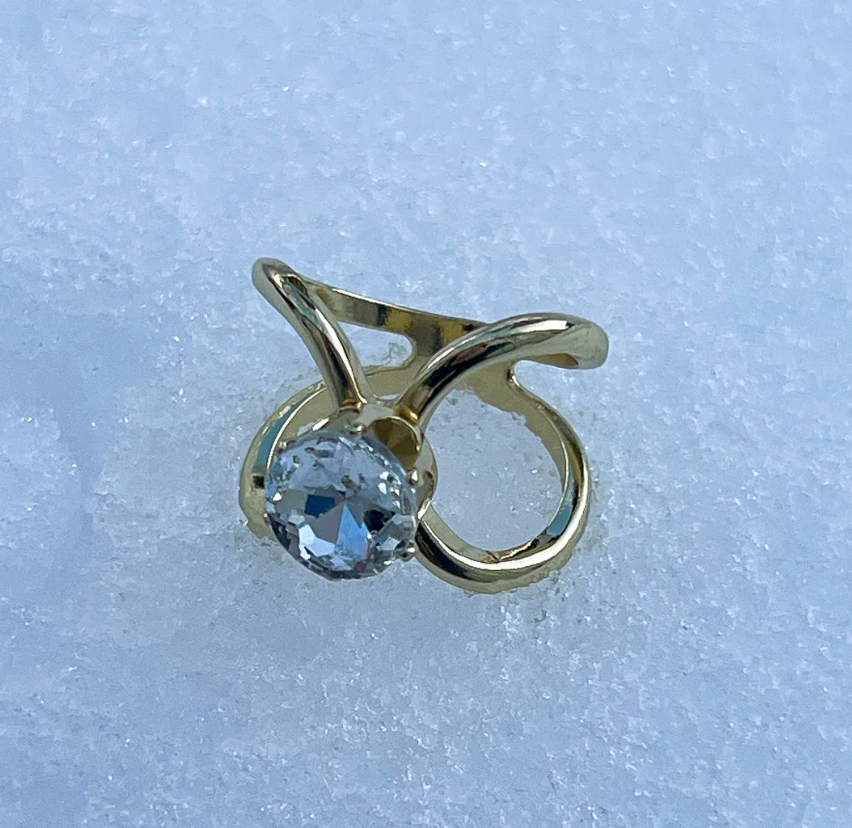 NORA Norway - Bandana ring - stone clear