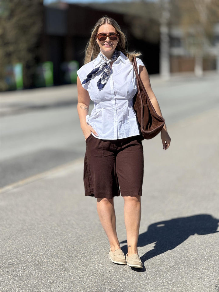 Freequent - FQLAVA Shorts - Lang med lommer