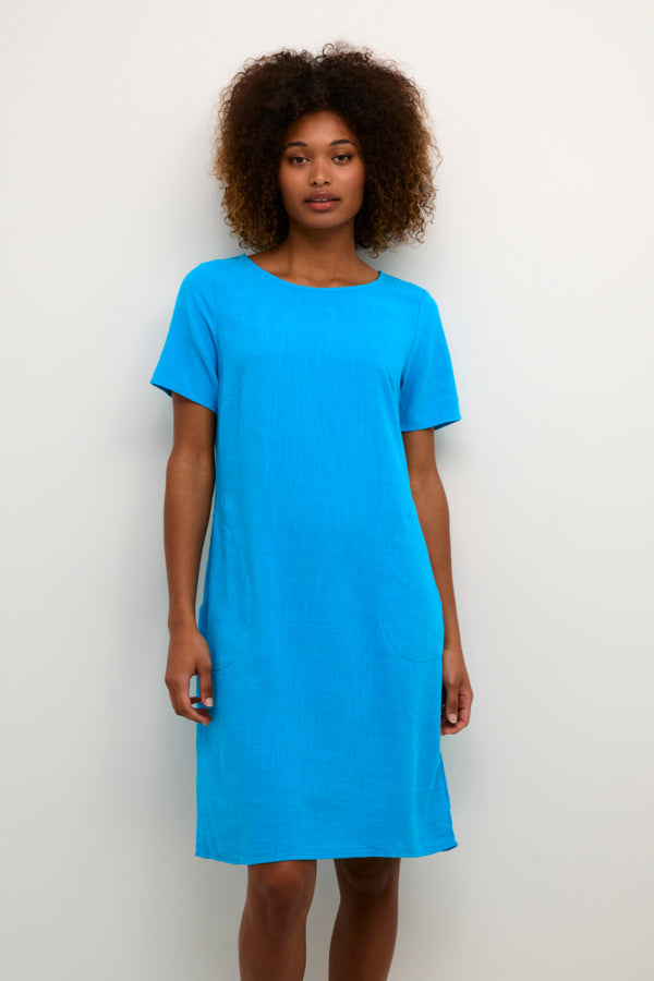 Kaffe Clothing - KAliny Lin Kjole - Norse blue