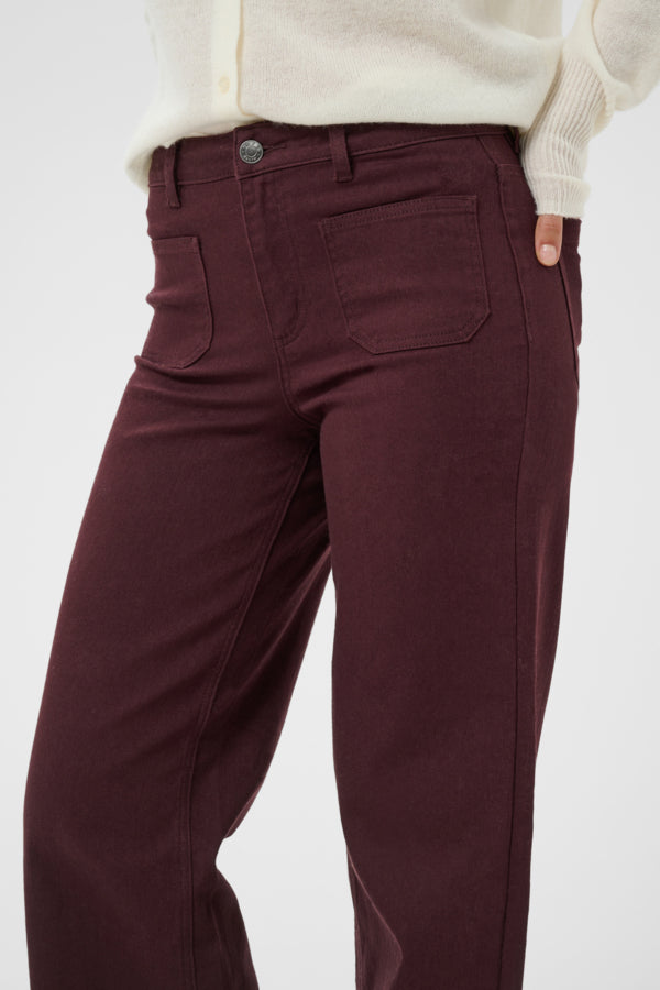 Kaffe Clothing - KABrook HW Reg fit jeans twill - Fudge
