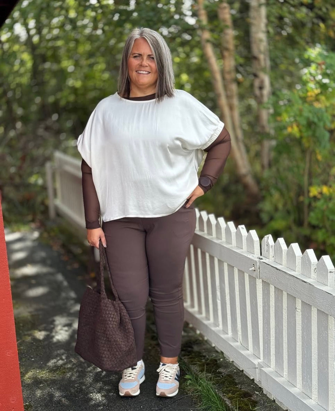 Black Colour - BCMABEL Bluse - Off-White