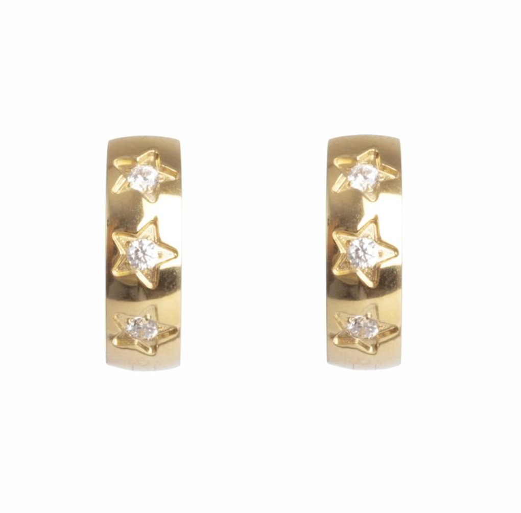A&C - Nordic Jewellery Design - Twinkle Hoops, Tone Damli