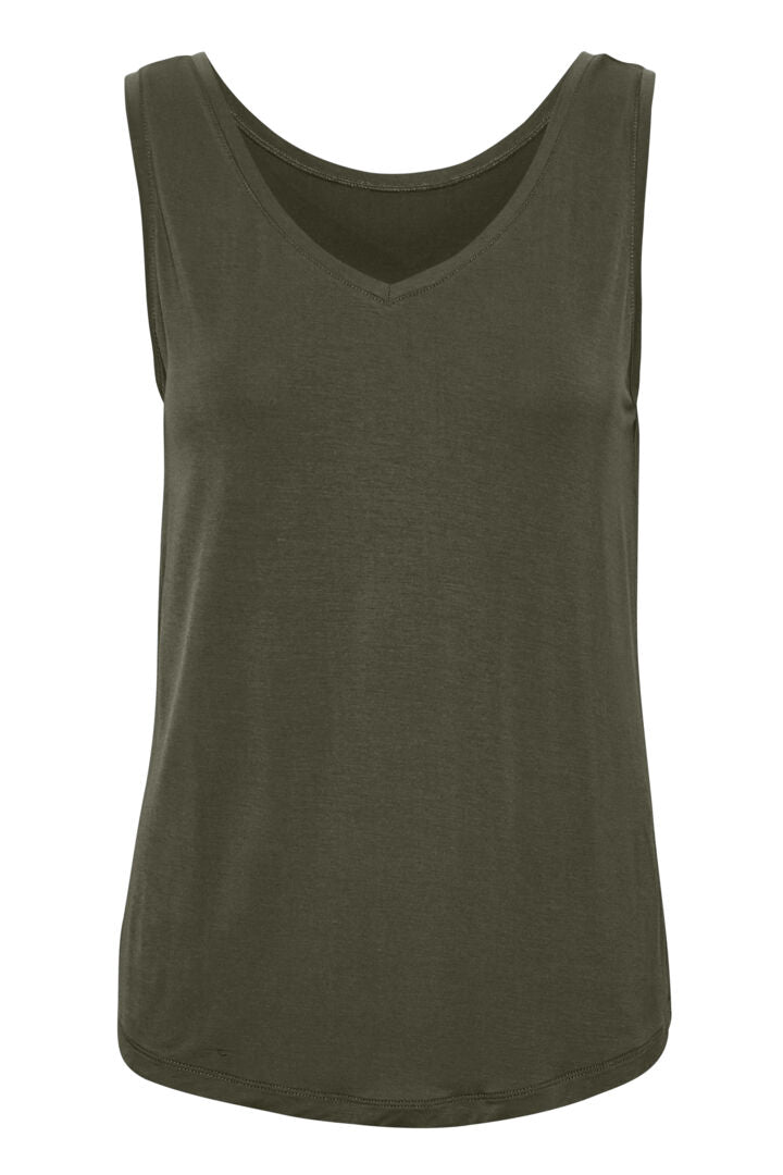 Culture - CUPoppy Singlet V/O Hals (CUfilippa)