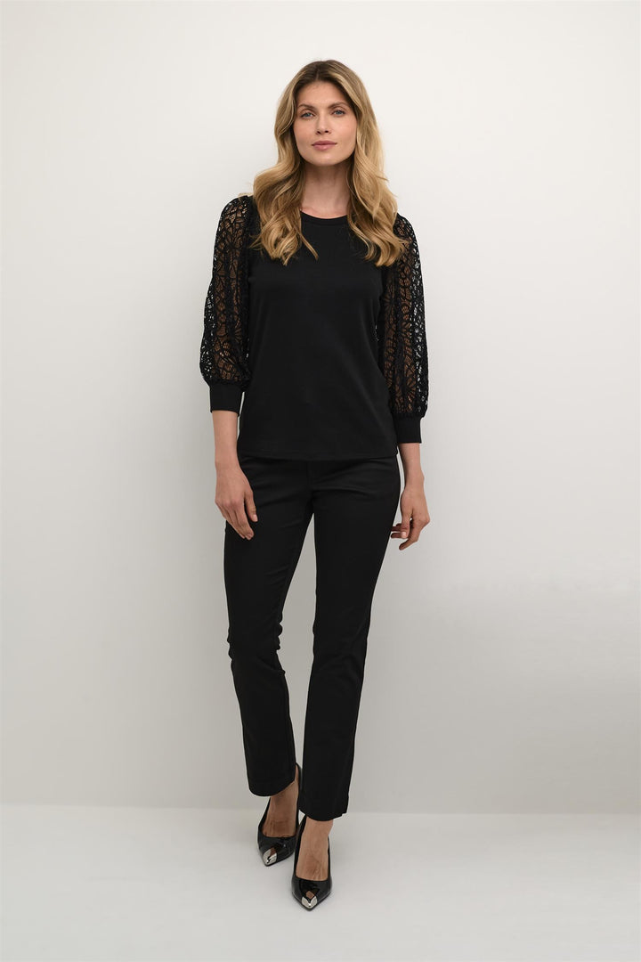 Kaffe Clothing - KABecca lace t-skjorte