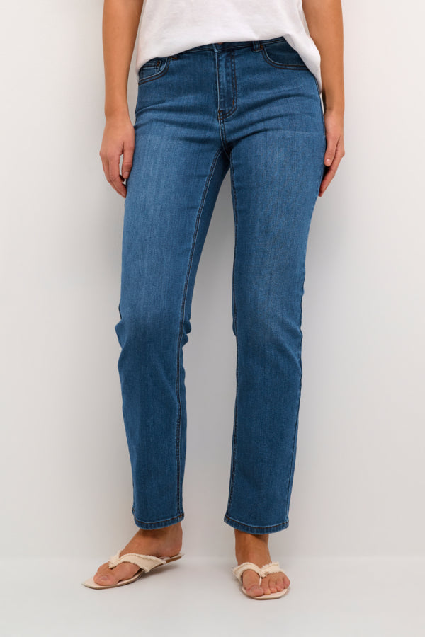 Kaffe Clothing - KASinem Straight Jeans - Medium blå