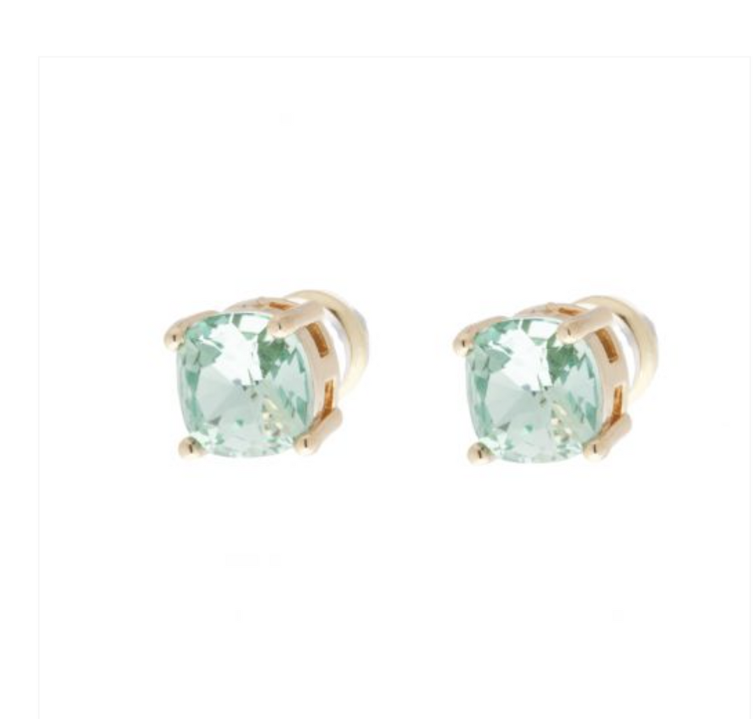 NORA Norway - Florentina stud ear gold Aqua