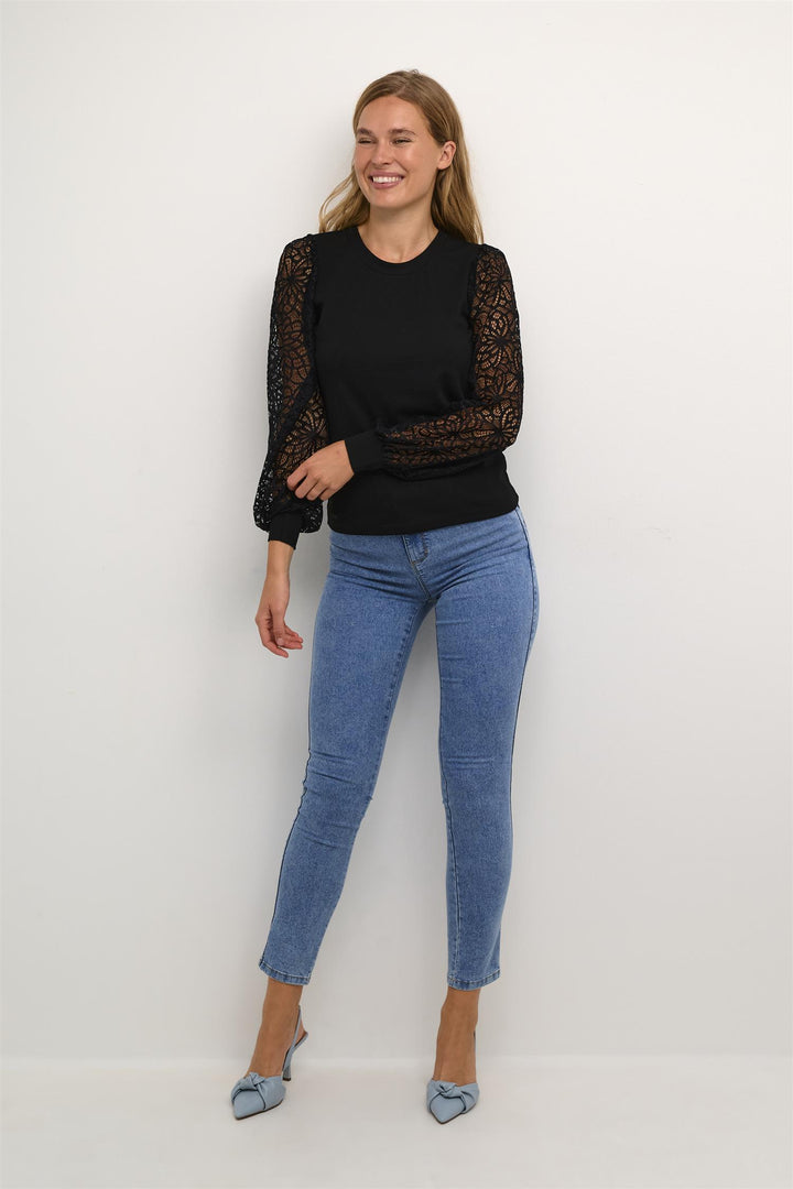 Kaffe Clothing - KABecca lace t-skjorte