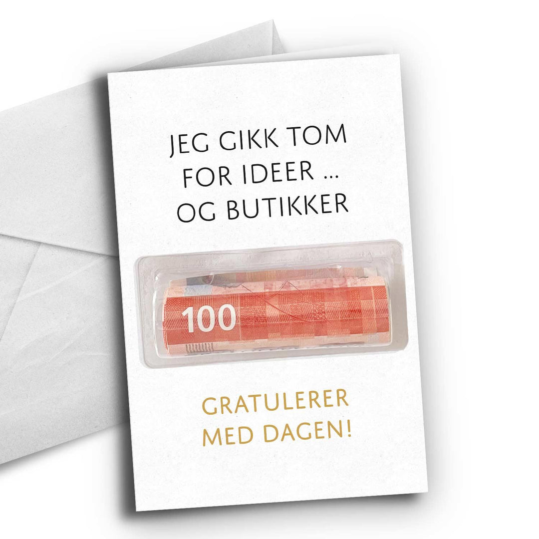 HappyStar - Tom for ideer (Med pengelomme)