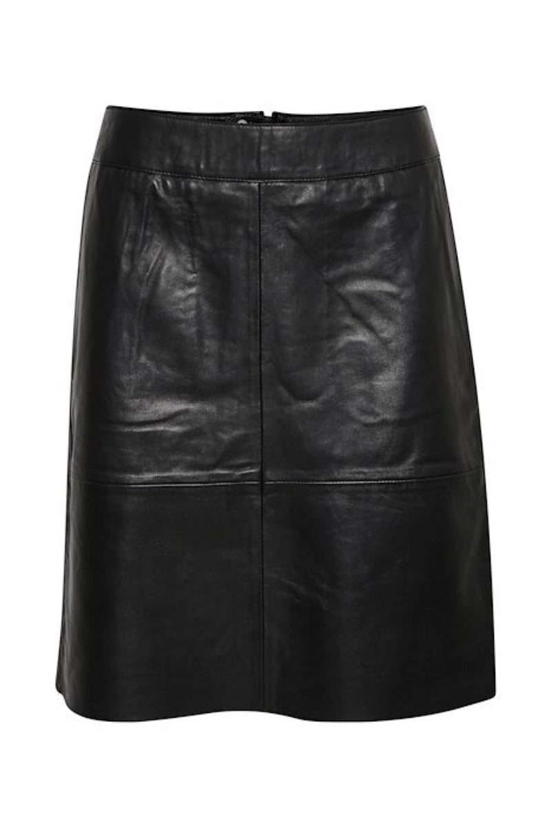 Culture - CUberta Leather Skirt