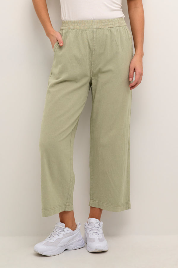 Kaffe Clothing - Naya Culotte Bukse - Seagrass