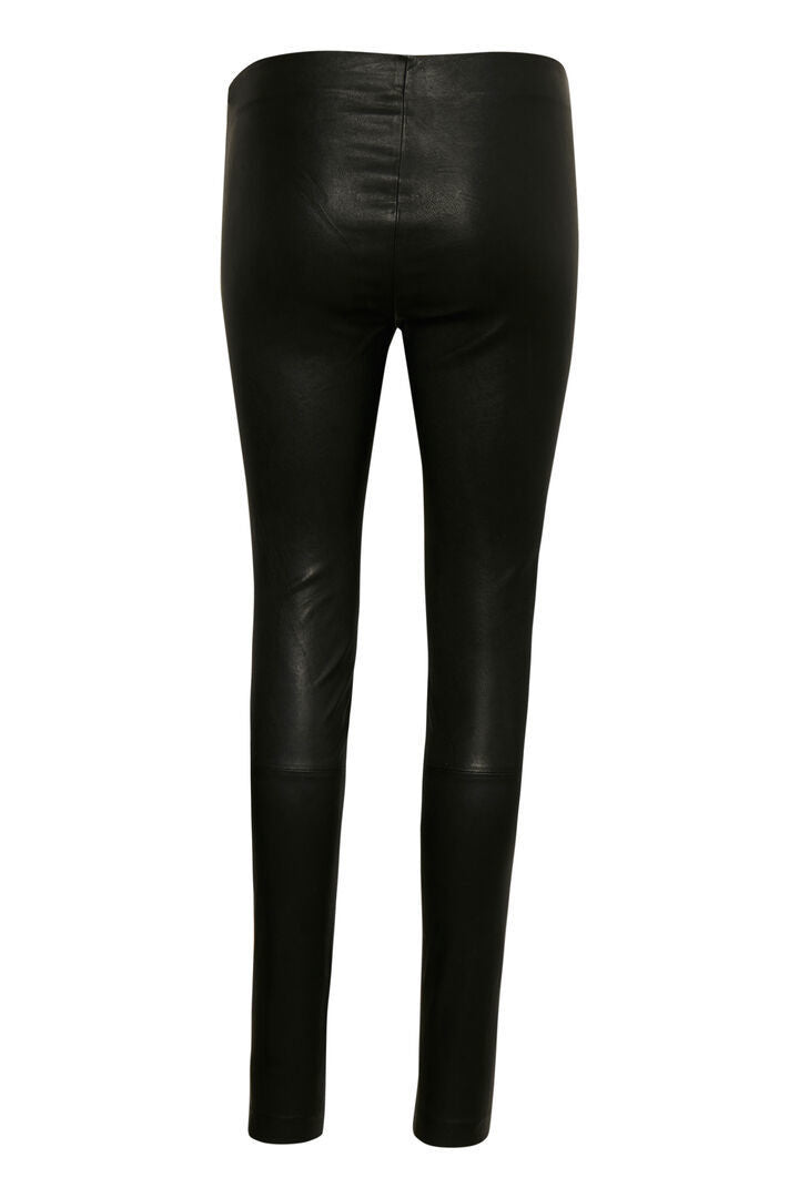 Culture - INEKE -Skinn Leggings MYK LAMMESKINN