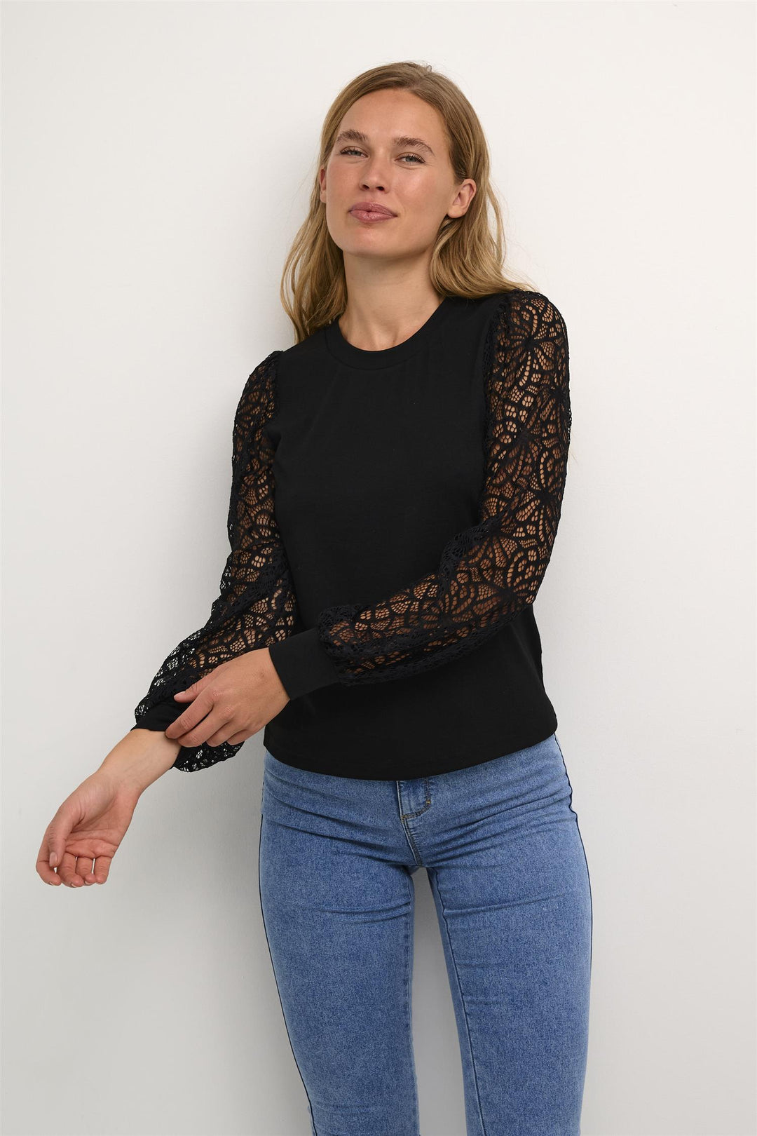 Kaffe Clothing - KABecca lace t-skjorte