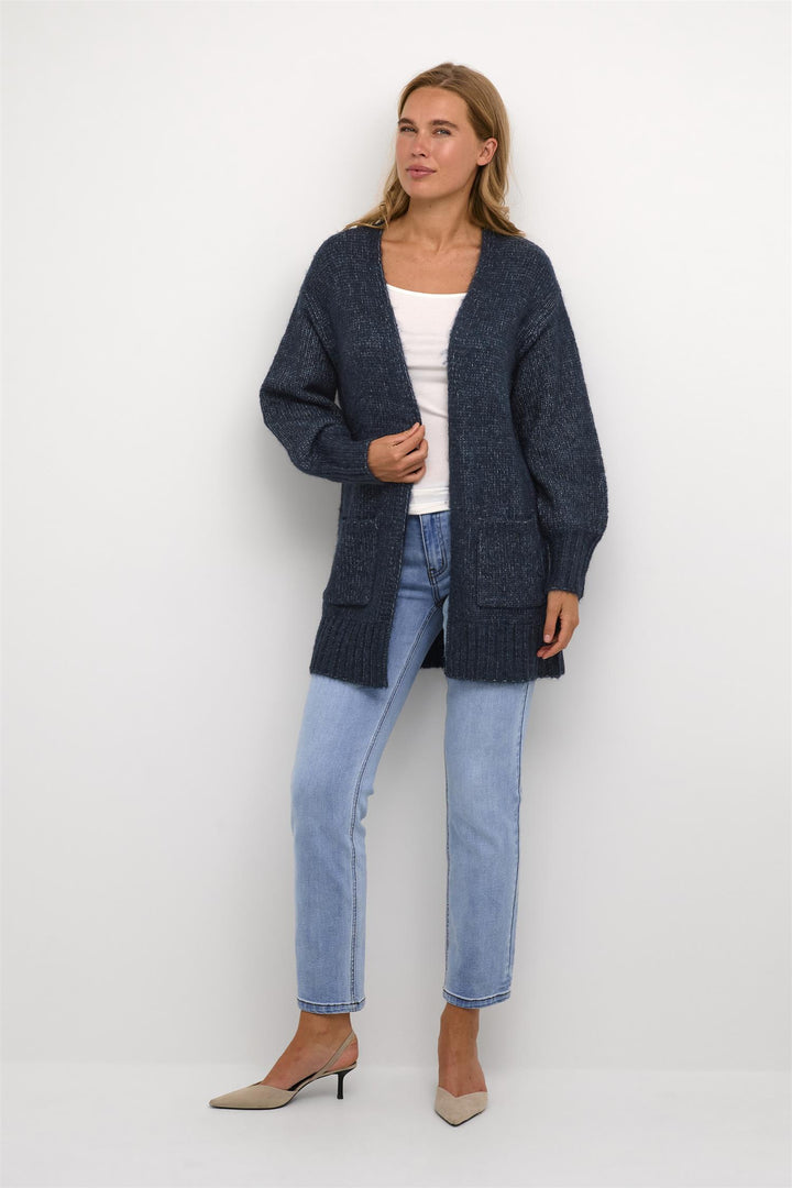 Kaffe Clothing - KAalioma Cardigan - Marine blå