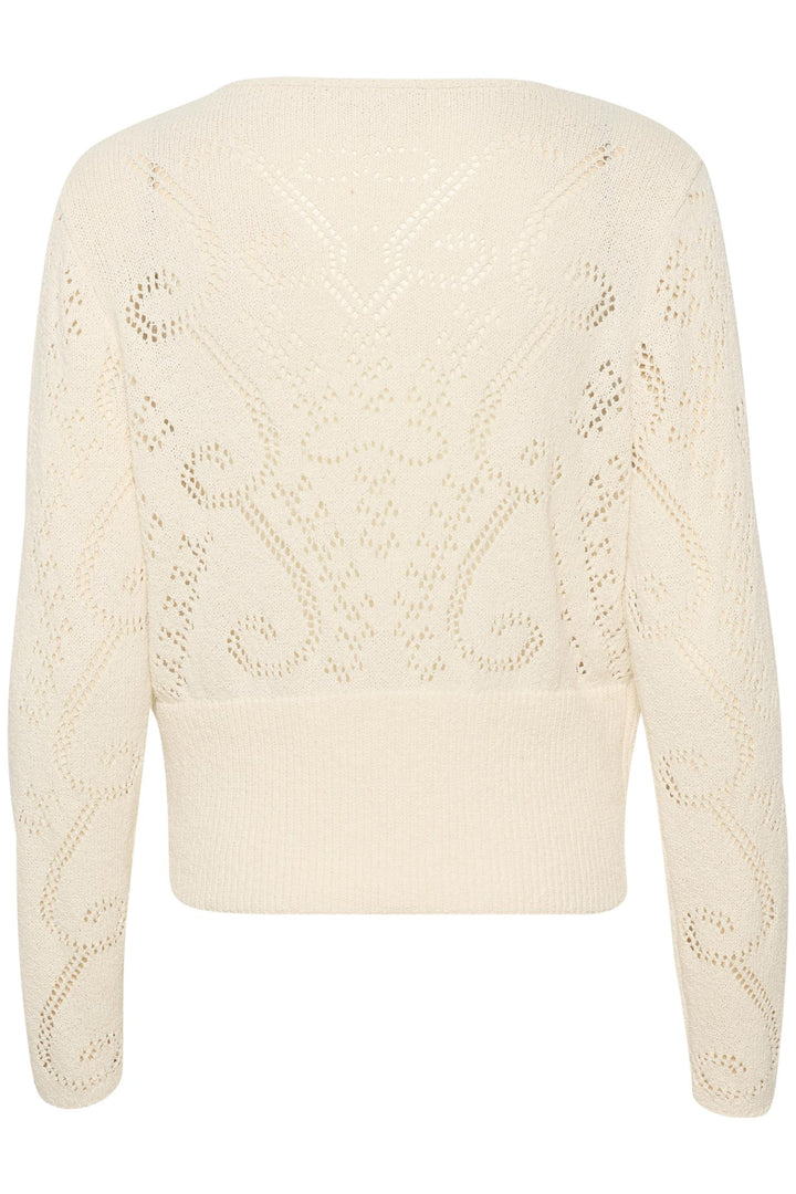 Cream - CRHami strikket cardigan