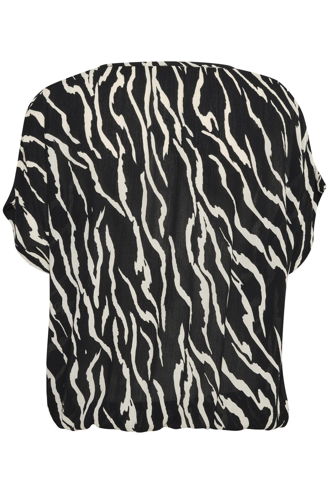 Kaffe Clothing - KAamber SL Bluse med zebra striper