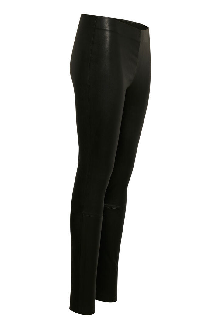 Culture - INEKE -Skinn Leggings MYK LAMMESKINN