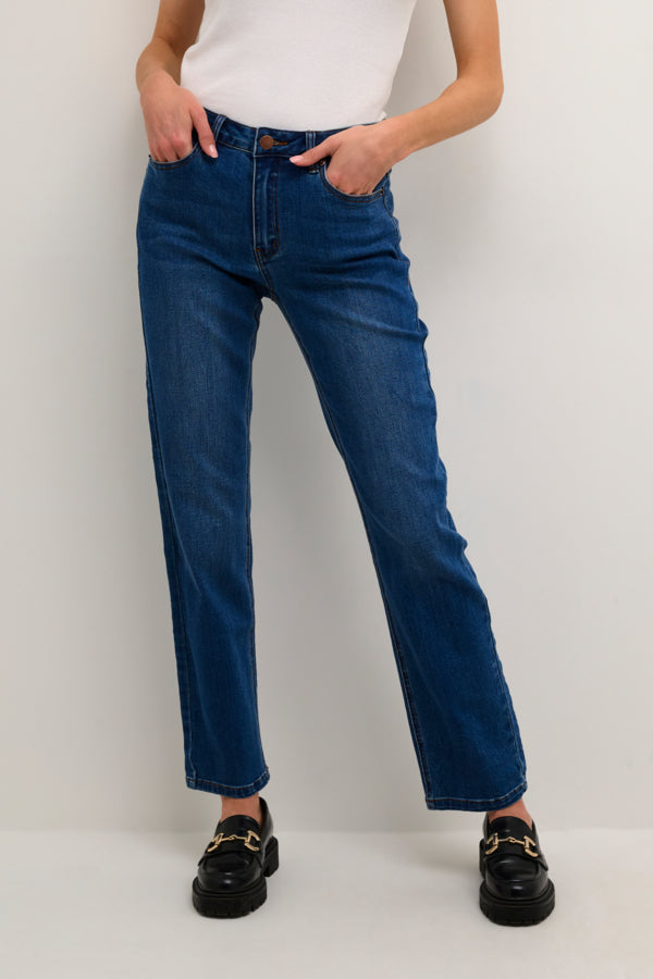 Kaffe Clothing - KASinem Straight Jeans - Medium blå